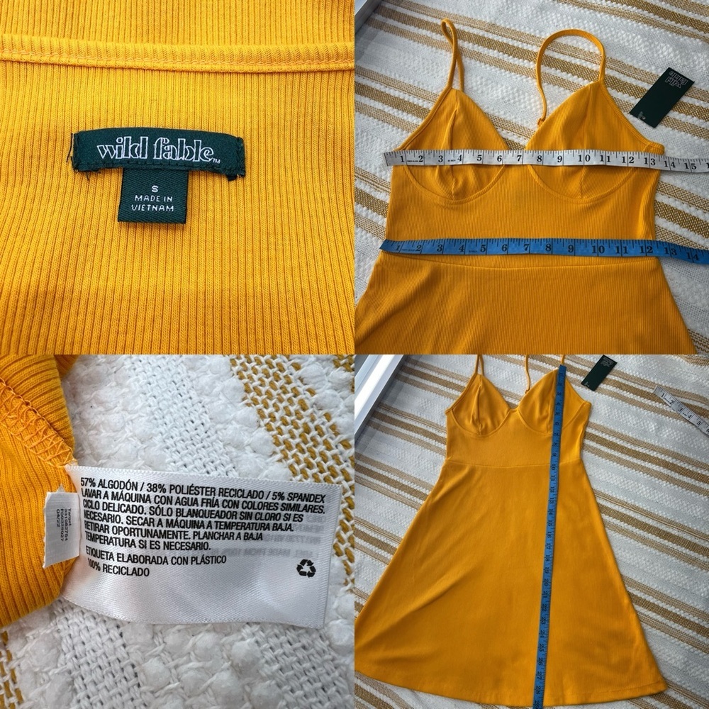 NWT Women's Mini Knit Skater Dress
Gold‎  Fable S - Picture 14 of 14